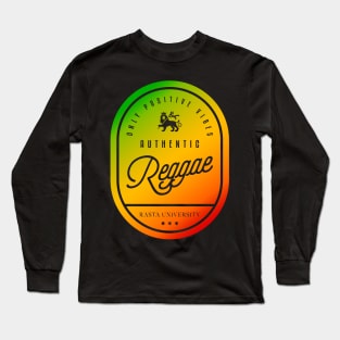 Rasta University Authentic Reggae Rasta Colors Long Sleeve T-Shirt